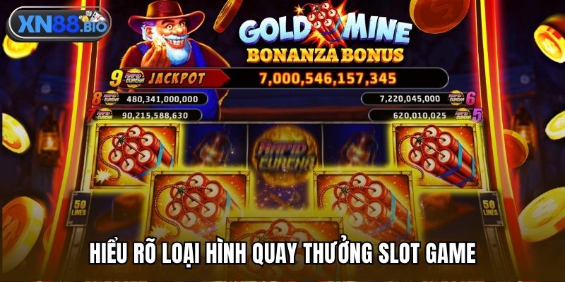 Hiểu rõ loại hình quay thưởng slot game