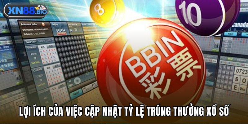 Lợi ích của việc cập nhật tỷ lệ trúng thưởng xổ số